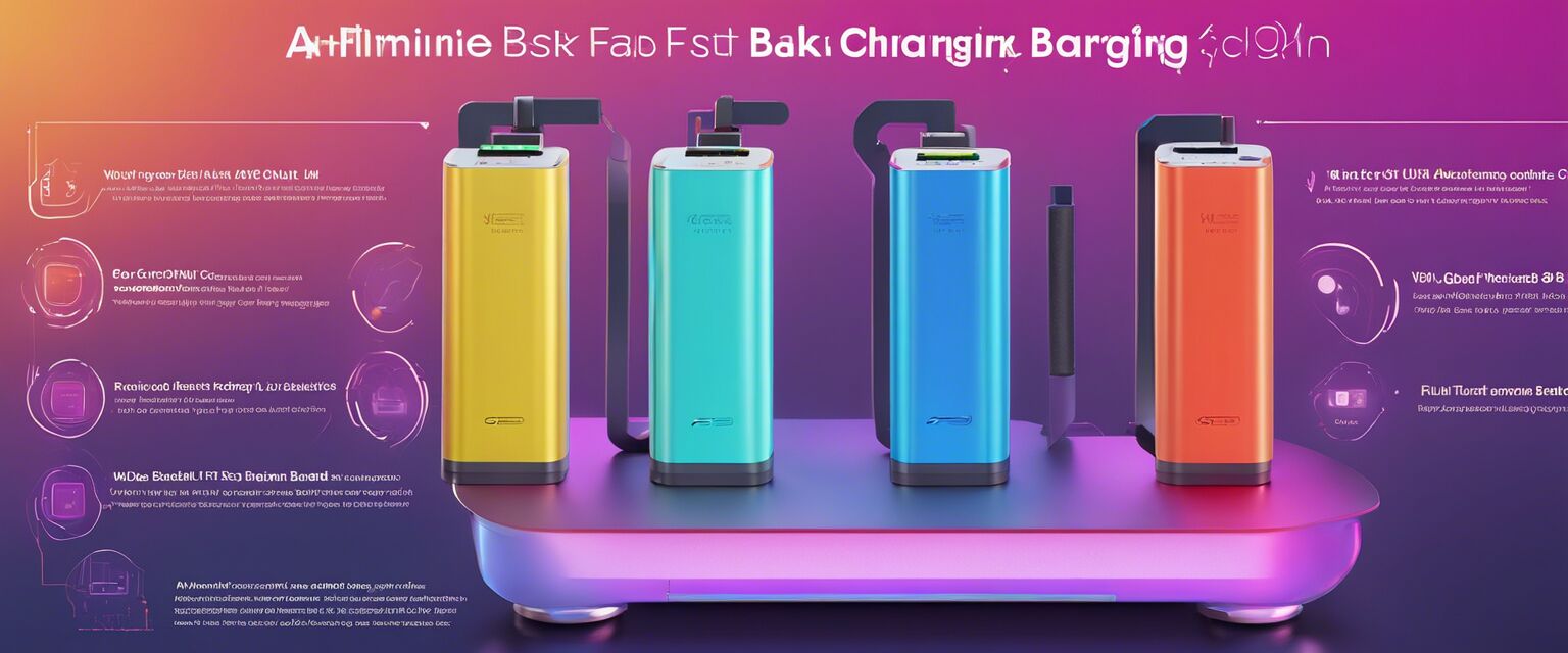 Fast-Charging Power Bank Infographic